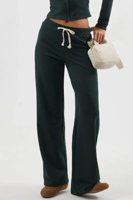 Rechttapsgewijze Sweatpants met Koordjes