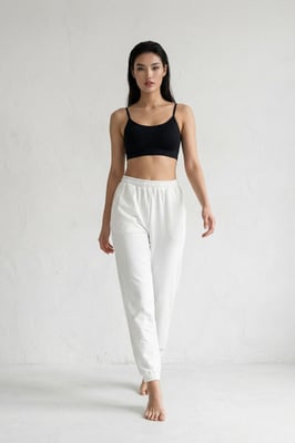 Elastische Taille Jogger Sweatpants