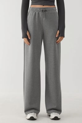 Zachte Modal Touch Brede Pijp Sweatpants