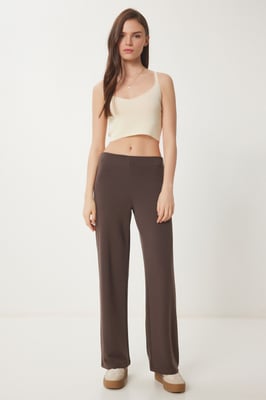 Regular Fit Elastische Taille Joggingbroek