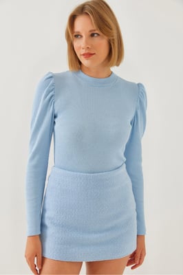 Drapé Gedetailleerde Basis Top