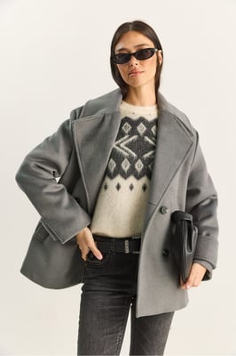 Oversized Jas met Zakken