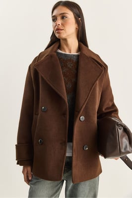Oversized Jas met Pocketen