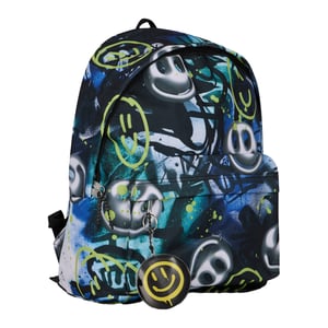 Kinderrugzak Multi Visionary Graffiti Print | 18L Schooltas met Laptopvak