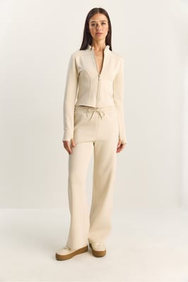 Jas en Rechte Pantalon Twee Delige Set