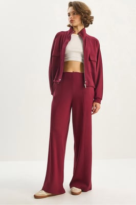 Jas-Broek Viscose Mix Twee-delige Coördinaat Set