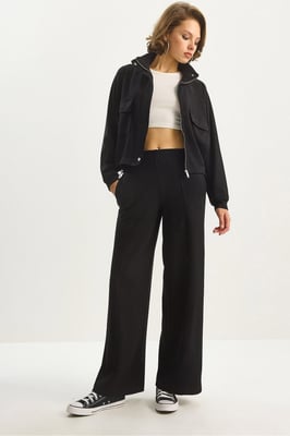 Jas-Broek Viscose Mix Twee-delige Coördinaat Set