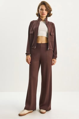 Jas-Broek Viscose Mix Twee-delige Coördinaat Set