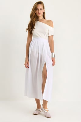 Hoogwaardige Maxi Rok met Split