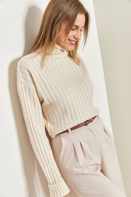 Geribbelde Coltrui Crop