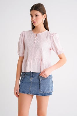 Rimpelige Coltrui Blouse