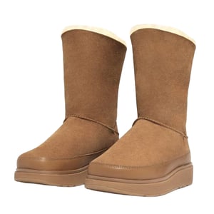 Fit Flop Dames/Dames Gen-FF Korte Shearling Dubbelzijdige Sneeuwlaarzen (Bruin)