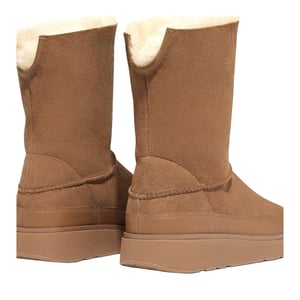 Fit Flop Dames/Dames Gen-FF Korte Shearling Dubbelzijdige Sneeuwlaarzen (Bruin)