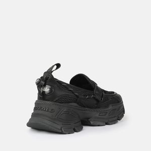 Buffalo Loafer TEC Dames Zwarte Instappers