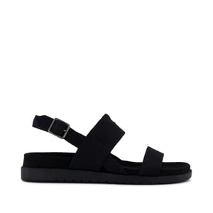 TOMS Marin Slingback Canvas Dames Zwarte Sandalen