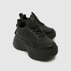 Buffalo Turbo One Dames Zwarte Sneakers