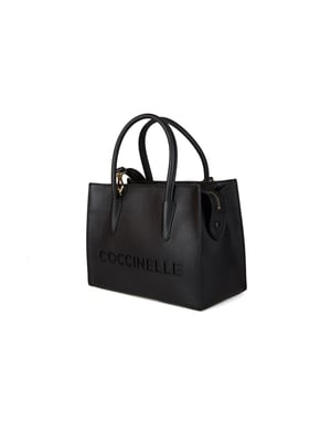 Coccinelle Myrtha26 Handtas Geribbeld Leer