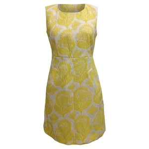 Diane von Furstenberg Carpreena Mini-jurkje in Geel Polyester