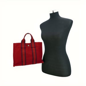 Hermes Vintage stoffen draagtas Fourre-Tout