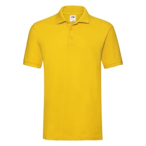 Fruit of the Loom Heren Premium Polo Shirt (Zonnebloem)