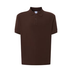 JHK Heren Pique Regular Poloshirt (Chocolade)