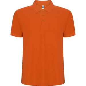 Roly Heren Pegaso Premium Effen Polo Shirt (Oranje)