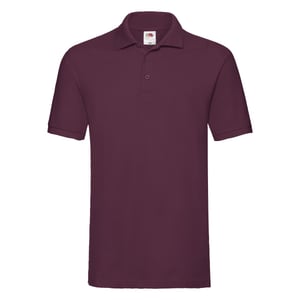Fruit of the Loom Heren Premium Polo Shirt (Bourgondië)