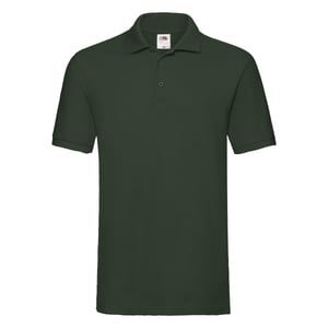 Fruit of the Loom Heren Premium Polo Shirt (Fles groen)