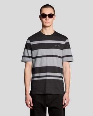 Ontspannen Pasvorm Gestreept T-Shirt