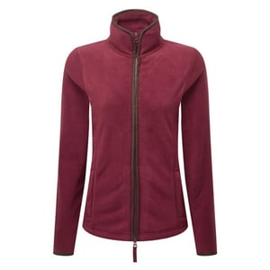 Premier Dames/Dames Artisan Fleecejack (Bourgogne/Bruin)