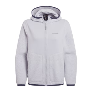 Craghoppers Dames/Dames Telesto Fleece Jas met Capuchon (Maangrijs)