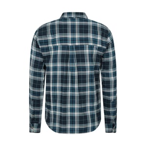 Mountain Warehouse Heren Maine Flanellen Langärmige Shirt (Petrol)