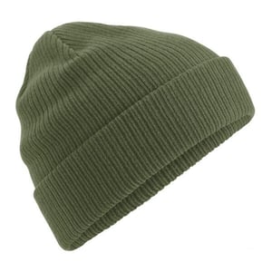 Beechfield Biologische Katoenen Beanie (Olijfgroen)