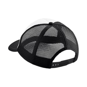Beechfield Kinderen/Kinderen Vintage Snapback Trucker Cap (Zwart/Wit)