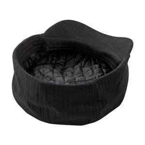 Beechfield 5 Paneel Newsboy Cap (Zwart)