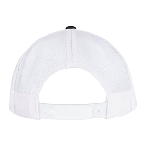 Flexfit Unisex Retro Trucker Cap voor volwassenen (Zwart/Wit)