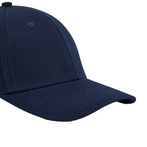 Beechfield EarthAware Classic 6 Panel Organic Cotton Sandwich Peak Baseball Cap (Franse marine)