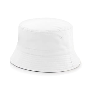Beechfield Unisex omkeerbare emmerhoed voor volwassenen (Franse marine / Wit)