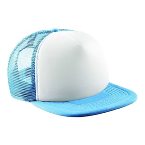 Beechfield Vintage Snapback Trucker Cap (Hemelsblauw)