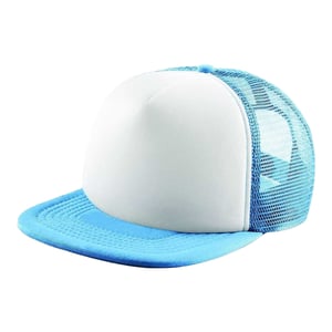 Beechfield Vintage Snapback Trucker Cap (Hemelsblauw)