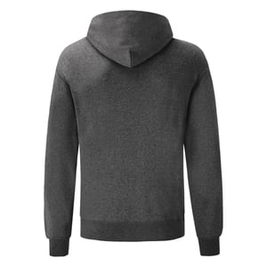 Fruit of the Loom Klassieke herenhoodie (Donkere Heide Grijs)