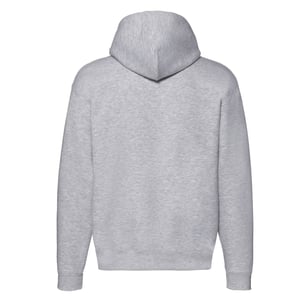 Fruit of the Loom Heren Premium Full Zip Hoodie (Heide Grijs)