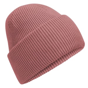 Beechfield Klassieke, diep gebreide muts (Rose)