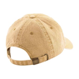Beechfield Vintage baseballpet met laag profiel (Mosterd)