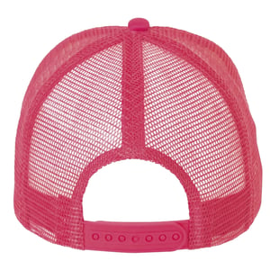 SOLS Bubble Colour Block Baseball Cap (Wit/neon-koraal)
