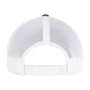 Flexfit 360 Tweekleurige Omnimesh Cap (Houtskool/Wit)