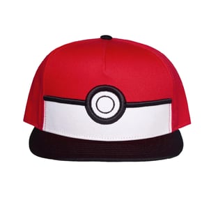 Pokemon Volwassen unisex Pokeball Honkbalpet (Rood/Wit/Zwart)