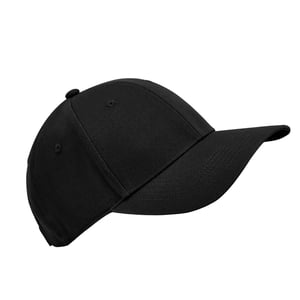 Beechfield Childrens/Kids EarthAware 6 Panel Organic Cotton Baseball Cap (Zwart)
