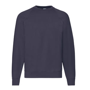 Fruit of the Loom Heren Klassiek Raglan Sweatshirt (Deep Navy)