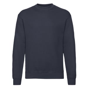 Fruit of the Loom Heren Klassiek Ingelegd Sweatshirt (Deep Navy)